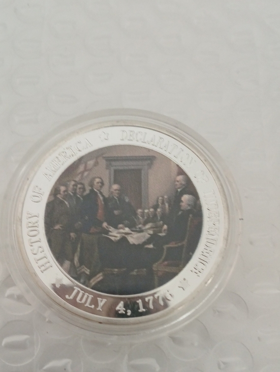 Other - Commemorative July 4, 1776 Silver-Tone Collectible Coin